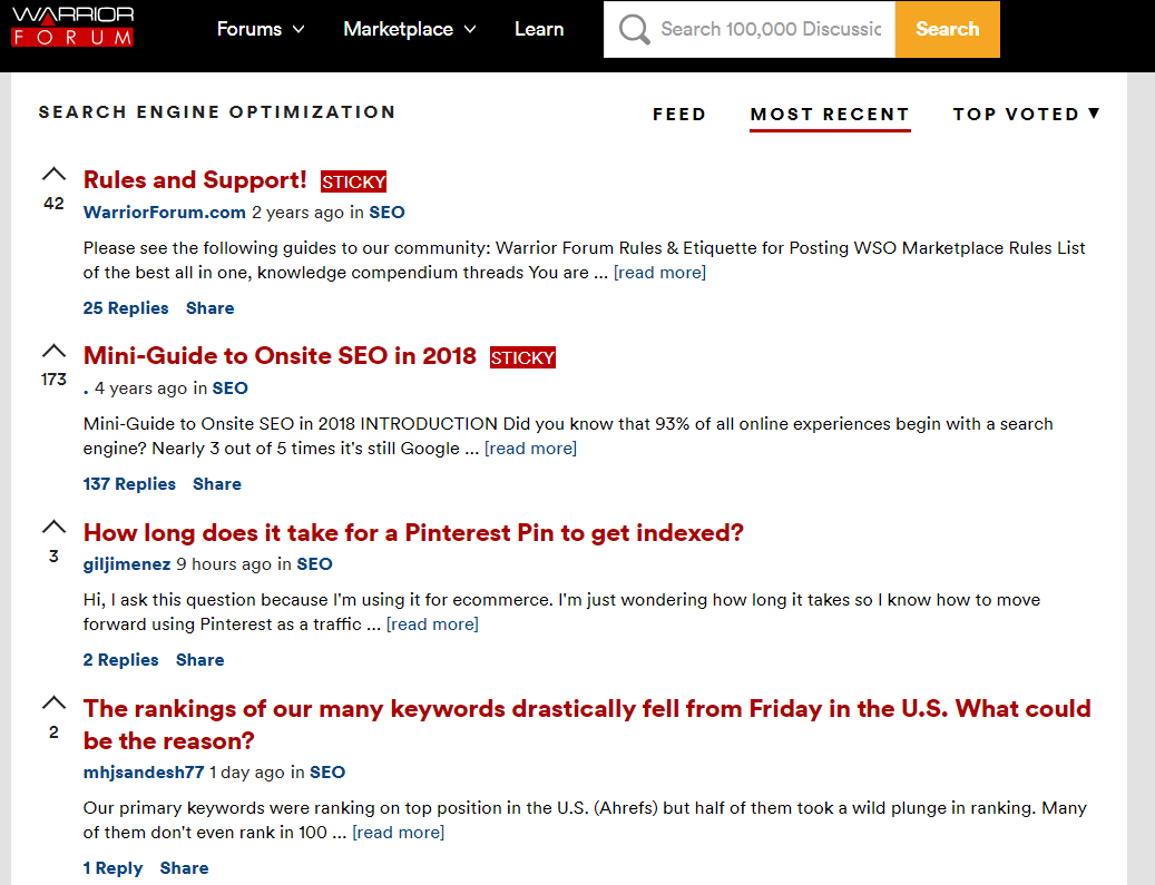 seo forum